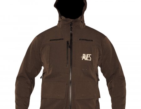AVES-Bering-Jacket-Brown-Front