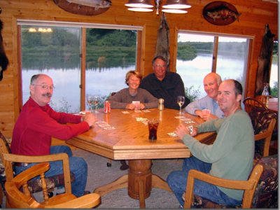 wta_1261_K7ONEP_Card_Table_in_Noseeum_lodge_main_house_on_Kvichak_River